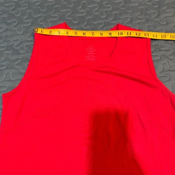 WoolX Cassie Dress Midi Length With Pockets "Viva Magenta" Pink - Picture 6 of 11